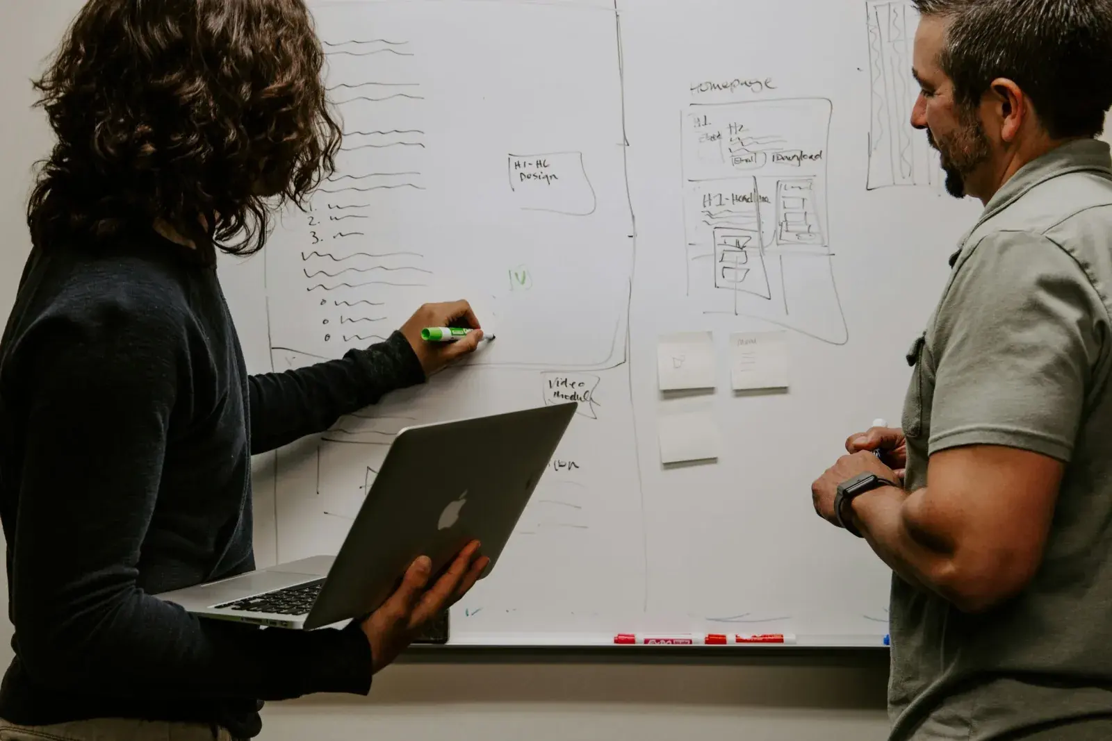 Architects reviewing a Workday integration diagram